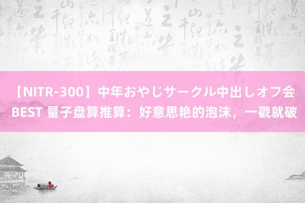 【NITR-300】中年おやじサークル中出しオフ会 BEST 量子盘算推算：好意思艳的泡沫，一戳就破