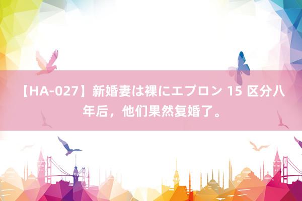 【HA-027】新婚妻は裸にエプロン 15 区分八年后，他们果然复婚了。